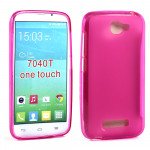 Wholesale Alcatel One Touch Fierce 2 7040T Soft TPU Gel Case (Hot Pink)